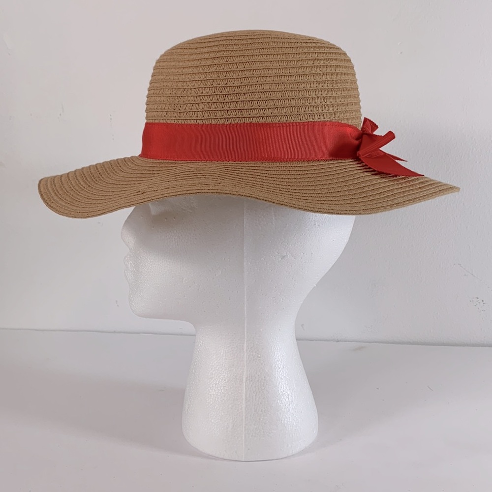 Cat & Jack NWT Paper Straw Summer 2011 Girls Size 12-24 Months Sun Beach Hat